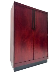 Art Deco Modernist Armoire by A.H. Jansen for L.O.V. Oosterbeek, 1920s